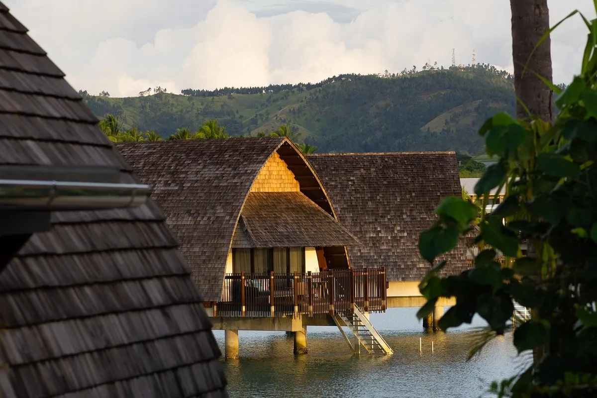 Floating resort bungalows on Cheow Lan Lake at 500 Rai Floating Resort